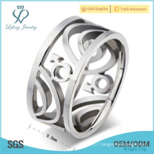 Silver gay promise wedding rings for men,stainless steel silver gay man ring